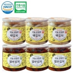 [오늘아침에담은] 100%국내산 캔 백김치 500gx3팩+열무김치 500gx3팩 - YES24