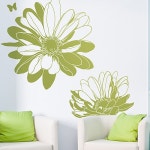 코스모스 (반제품A타입) 그래픽스티커 식물 포인트 시트지 | 그래픽스티커 | Coscat - 예스24