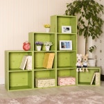 [하우디가구] 칼라 공간박스 1단 책장 책꽂이 수납장 - 예스24