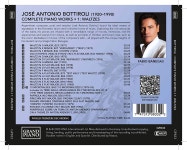 Fabio Banegas 호세 안토니오 보티롤리: 피아노곡 1집 ‘왈츠’ (Jose Antonio Bottiroli: Piano Works Vol. 1) - 예스24