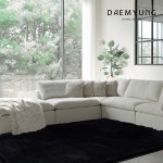 대명[ 코지 소프트 러그 150X200 블랙 ] 물세탁 - 예스24