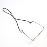 스웨이드 길이조절 안경줄 5p(블랙) 선글라스줄 | 비투비월드 - 예스24