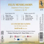 Jordi Savall 멘델스존: 교향곡 4번 '이탈리아' (Mendelssohn: Symphony Op.90 'Italian') | Felix Mendelssohn | Alia... 