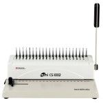 [현대오피스] 플라스틱링 제본기 NEW CS-1002 + 링100 +표지100개/천공15매 - 예스24