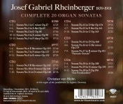Christian von Blohn 라인베르거: 오르간 소나타 전곡 (Rheinberger: Complete 20 Organ Sonatas) | Joseph Rheinberger | Brilliant... 