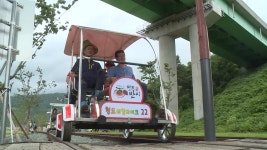 [전국][경북] 옛 경부선 철길 복원 청도 레일바이크 개장 | YTN [경북] 옛 경부선 철길 복원 청도 레일바이크 개장