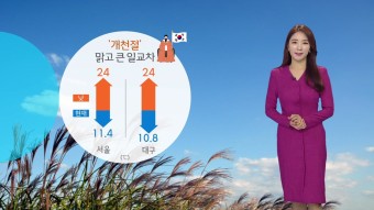 [날씨] 오늘 '개천절' 아침 쌀쌀...강원 산간 물 어는 곳도 | YTN [날씨] 오늘 '개천절' 아침 쌀쌀...강원 산간 물 어는 곳도