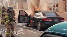 [사회]인천 구월동서 차량 화재...인명피해 없어 | YTN 인천 구월동서 차량 화재...인명피해 없어