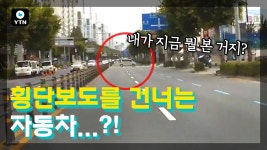 [제보영상][블랙박스TV] 그렇게 급했나요?...횡단보도 건너는 자동차 | YTN [블랙박스TV] 그렇게 급했나요?...횡단보도 건너는 자동차