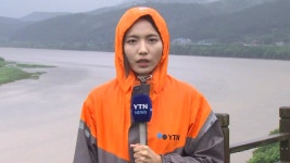 [사회]높아진 임진강 수위에 대피령...파주·연천 호우 경보 | YTN 높아진 임진강 수위에 대피령...파주·연천 호우 경보