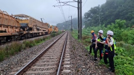 [전국]경부선 전의역 인근에서 전기공급 장애...열차 40여 대 운행 중지 | YTN 경부선 전의역 인근에서 전기공급 장애...열차 40여 대 운행 중지