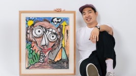 작가 지비지 | YTN [아틀리에 산책] 즉흥적 즐거움을 만끽하다 – 영화 기생충 속 다송이그림 작가 지비지