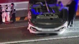 [사회]대전 서구 지하차도서 차량 전복...20대 운전자 경상 | YTN 대전 서구 지하차도서 차량 전복...20대 운전자 경상