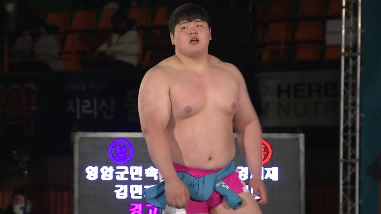 자이언트 베이비 김민재, 의성천하장사씨름대축제 세 번째 천하장사 타이틀 획득!