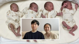 [사회][더뉴스] 엄마는 위대하다 국내 최초 초산 네쌍둥이 자연분만 | YTN [더뉴스] 엄마는 위대하다 국내 최초 초산 네쌍둥이 자연분만