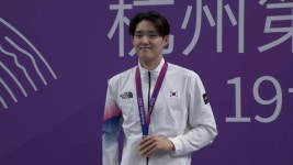 [스포츠]김우민, 남자 자유형 800ｍ 아시안게임 신기록으로 대회 2관왕 | YTN 김우민, 남자 자유형 800ｍ 아시안게임 신기록으로 대회 2관왕