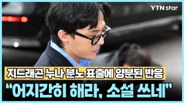 [와이티엔스타뉴스]어지간히 해라, 소설 쓰네 지드래곤 누나 분노 표출에 양분된 반응 | YTN 어지간히 해라, 소설 쓰네 지드래곤 누나 분노... 