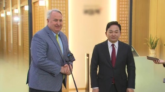 [정치]'번개 오찬' 인요한·원희룡 '희생론' 공감...