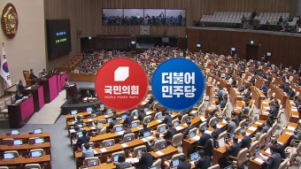 [정치]'쌍특검법' 국회 통과...대통령실 