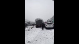 [전국]보성 남해고속도로 눈길에 차량 40여 대 추돌...11명 중·경상 | YTN 보성 남해고속도로 눈길에 차량 40여 대 추돌...11명 중·경상