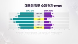 이 대통령 지지율 64%...민주 46%·국민의힘 19% [갤럽] | YTN 이 대통령 지지율 64%...민주 46%·국민의힘 19% [갤럽]