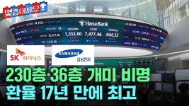 하이닉스 230층·삼성전자 36층 ‘비명’...환율 17년 만에 최고 [몇층이세요] | YTN 하이닉스 230층·삼성전자 36층 ‘비명’...환율 17년... 
