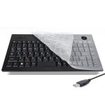 [건평정보통신] 유선 트랙볼 미니키보드, KP100WTK [키스킨포함] [블랙/USB] : 컴퓨존