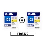 [EPSON] [1+1행사제품] 정품잉크 T103470 노랑 (T30/965매) 잉크/토너 > 잉크 (주)엘레파츠 [1+1행사제품] 정품잉크 T103470 노랑 (T30... 