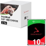 [SEAGATE] IRONWOLF HDD 멀티팩 10TB ST10000VN0008 멀티팩(단종예정) 10TB ST10000VN0008 멀티팩 (3.5HDD/ SATA3/ 7200rpm/ 256MB/ PMR)... 