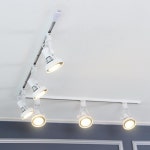 [넬라이팅] LED 스포트레일 주방등 식탁 NER 2m 6구 세트 가전... (주)엘레파츠 - 엘레파츠 LED 스포트레일 주방등 식탁 NER  2m 6구 세트