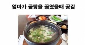 엄마가 곰탕 끓였을때.jpg,, - 시수기릿 마이너 갤러리