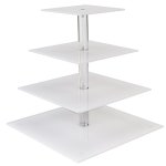  아마존 - 4 Tier Square Cupcake Stand 비드바이 - 해외 전문 경매대행 선두주자 아마존 - 4 Tier Square Cupcake Stand