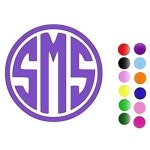 Circle Monogram: Amazon.com