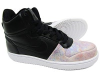 [해외] 나이키 레이디스 코팅 바 로 MID 프리미엄 006 검정/멀티 WOMENS COURT BOROUGH MID PREM