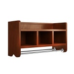 Amazon for Alaterre Furniture Pomona 64 Tall Over The Toilet 4 Storage Bath Shelf, 64 Inch, Natural | IBT Shop Alaterre... 