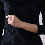 K18골드 2 연breath렛 도 다코이즈 천연석MIX에 2 연의 체인이 상품 :: 유니박스