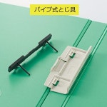 king gym 파이프 파일 라이트 A4세로 3.0cm・4.6cm 블루 1333