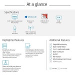  Computers & Accessories Desktops Windows 10 24-f0020, White 1TB Hard Drive 8GB RAM HP 24-Inch All-in-One Computer AMD A9-9425... 