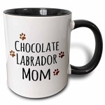 3dRose Chocolate Labrador Dog Mom Mug, 11 oz, Black | IBT Shop 3dRose 3dRose Chocolate Labrador Dog Mom Mug, 11 oz, Black from... 