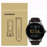 Lamshaw Leather Strap Replacement Band for Fossil Q Marshal Smartwatch Strap :: 유니박스