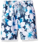 Shop Now For The Kanu Surf Boys YOLO Quick Dry UPF 50+ Beach Swim Trunk, Sandbar Black/Aqua, 7 | IBT Shop Kanu Surf Kanu Surf... 