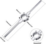  Dies Industrial & Scientific uxcell® Die Stock Handle Wrench 16mm Diameter M22-M26 Metric Round Die Holder Round Threading Dies... 