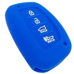  Interior Accessories Antitheft Ezzy Auto Black Silicone Rubber Key Fob Case Key Cover Key Jacket Skin Protector fit for Hyundai... 