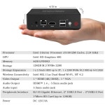 [amazon] GN31 Mini PC Intel Celeron J3160 Processor ($189.90... [amazon] GN31 Mini PC Intel Celeron J3160 Processor ($189.90/미국내무료)