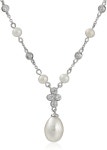  Jewelry Women Jewelry Chains Platinum-Plated Sterling Silver and Swarovski Zirconia By The Yard Necklace kopa.or.kr