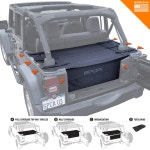  Cargo Nets Exterior Accessories Hardtop Hardtop/Softtop Reversible TOP ON/Topless 4DR JL Sports/Sahara/Freedom/Rubicon GPCA... 