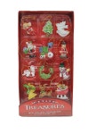  Home Home Décor Home Ornaments Kurt Adler H9551 1.25 Glass Petite Treasures Miniature Ornament Set 12 Piece kopa.or.kr