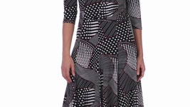  Dresses Clothing & Accessories Clothing & Accessories Dresses Rekucci Womens Flippy Fit N Flare Dress with 3/4 Sleeves kopa.or.kr