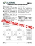 G2105 Datasheet(PDF) - Global Mixed-mode Technology Inc