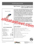 A1373 데이터시트(PDF) - Allegro MicroSystems A1373 데이터시트(PDF)